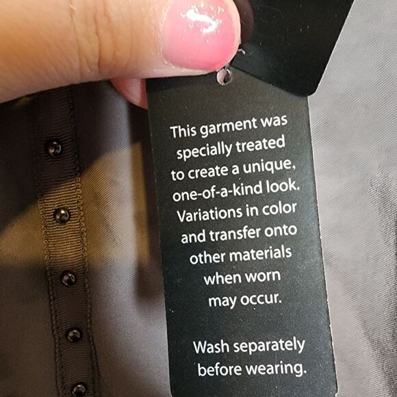 5X 28W Torrid Grey Tie dye Studded Swing Cami Silver Challis Dark Grey rock punk - Picture 5 of 8